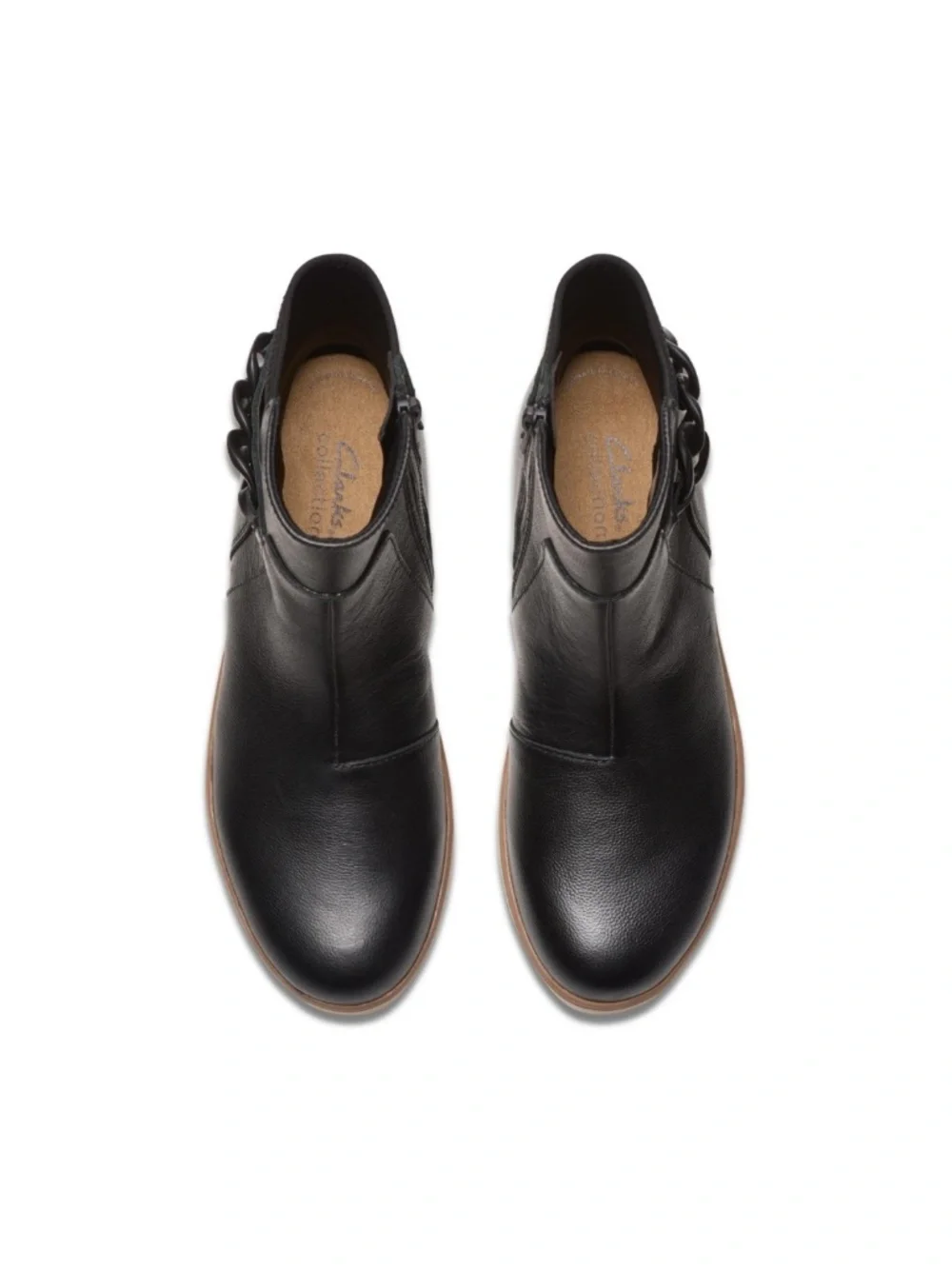 Clarks Women's Collection Zylah Rose Boots - Black Leather